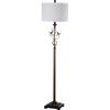 SAFAVIEH Lighting Collection Birdsong Traditional Rustic Farmhouse Oil-Rubbed Bronze 61-inch Living Room Bedroom Home Office Standing Floor Lamp (LED Bulb Included)