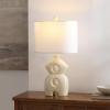 SAFAVIEH Lighting Collection Era Cream Resin 25-inch Table Lamp for Bedroom, Living Room, Home Office, Desk, Nightstand (LED Bulb Included)(Creme)