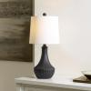 SAFAVIEH Lighting Collection Herleva Black 20-inch Table Lamp (LED Bulb Included)