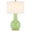 SAFAVIEH Lighting Collection Paris Modern Royal Blue Ceramic 28-inch Bedroom Living Room Home Office Desk Nightstand Table Lamp (LED Bulb Included)(Green)