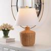 SAFAVIEH Lighting Collection Saolia Natural 22-inch Table Lamp (LED Bulb Included)