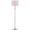 SAFAVIEH Lighting Collection Savannah Clear Crystal/ Chrome 60-inch Living Room Bedroom Home Office Standing Floor Lamp (LED Bulb Included)