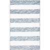 SAFAVIEH Washable Rug Easy Care Collection – 5′ x 8′, Blue & Ivory, Easy to Clean, Ideal for Living Room, Bedroom, Dining Space (ECR115M)(Grey/Ivory)