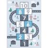 SAFAVIEH Washable Rug Kids Playhouse Collection – 3’3″ x 5’3″, Grey & Blue, Slip Resistant & Easy to Clean, Ideal for Kids Room, Playroom, Nursery, Boys & Girls Room (KPH226F)(Grey/Blue)