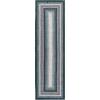 SAFAVIEH Washable Rug Outdoor Braided Collection – 5′ x 8′ Oval, Multi, Handmade & Reversible, Non-Shedding & Easy to Clean, Ideal for Patio, Backyard, Mudroom (BRD308A)(Teal/Multi)