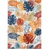 SAFAVIEH Washable Rug Outdoor Cabana Collection – 8′ x 10′, Cream & Red, Non-Shedding & Easy to Clean, Ideal for Patio, Backyard, Mudroom (CBN831A)(Creme/Red)