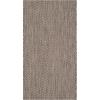 SAFAVIEH Washable Rug Outdoor Courtyard Collection – 10′ Square, Black & Beige, Non-Shedding & Easy Cleaning, Ideal for Patio, Backyard, Mudroom (CY8022-36621)(Brown/Beige)