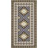SAFAVIEH Washable Rug Outdoor Veranda Collection – 9′ x 12′, Ivory & Charcoal, Non-Shedding & Easy to Clean, Ideal for Patio, Backyard, Mudroom (VER099-3435)(Chocolate/Green)