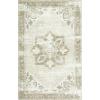 SAFAVIEH Washable Rug Tucson Collection – 6′ x 9′, Dark Sage & Ivory, Slip Resistant & Easy to Clean, Ideal for Living Room, Bedroom, Dining Space (TSN102F)(Sage/Ivory)