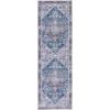 SAFAVIEH Washable Rug Tucson Collection – 6′ x 9′, Dark Sage & Ivory, Slip Resistant & Easy to Clean, Ideal for Living Room, Bedroom, Dining Space (TSN102F)(Navy/Red)