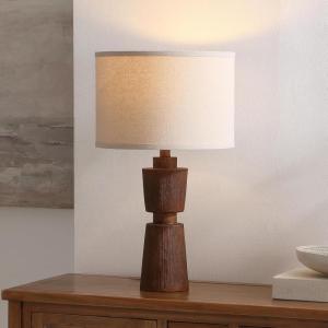 SAFAVIEH Lighting Collection NICI Brown Resin 23-inch Table Lamp for Bedroom, Living Room, Home Office, Desk, Nightstand (LED Bulb Included)(Brown)