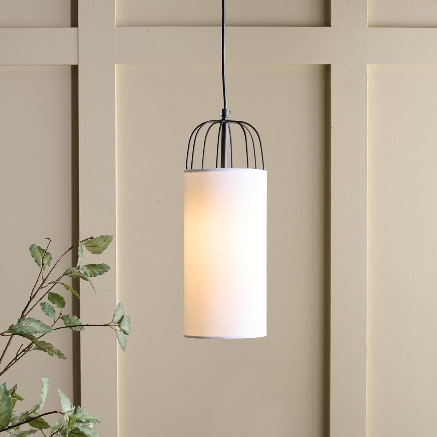 image:imageSAFAVIEH Lighting Collection Navi Modern White amp Black Adjustable Pendant Hanging Light FixtureWhiteBlack