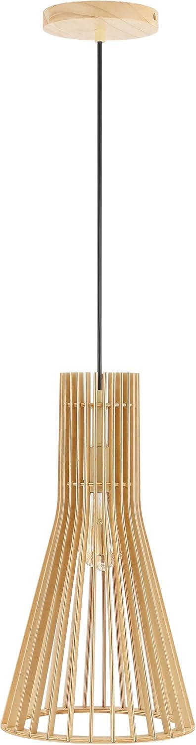 image:imageSAFAVIEH Lighting Collection Sonjay Natural Adjustable Pendant Hanging Light Fixture Ideal for Dining Room Kitchen Island Entryway LED Bulb Included
