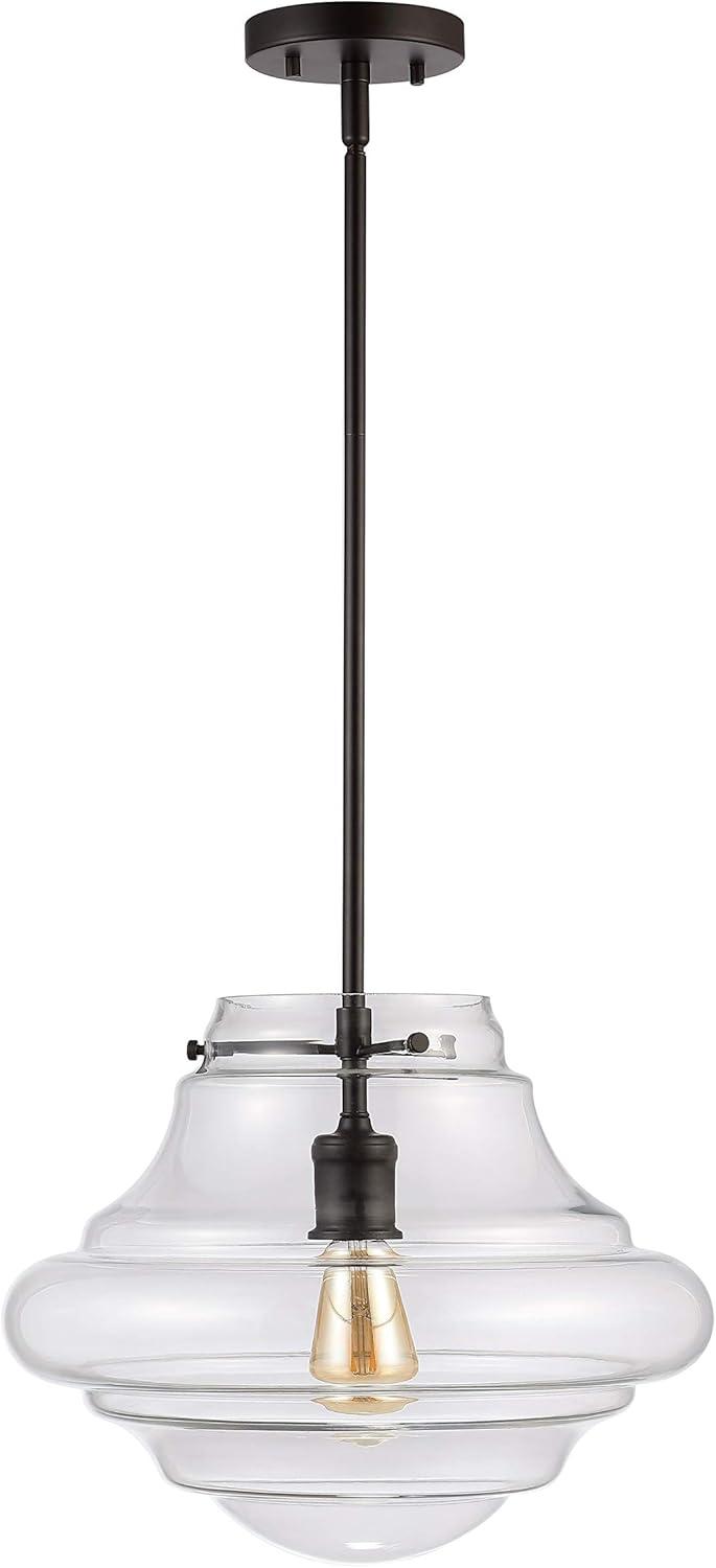image:imageSafavieh Lighting Collection Oslen Oil Rubbed Bronze Adjustable Pendant LED Bulb Included