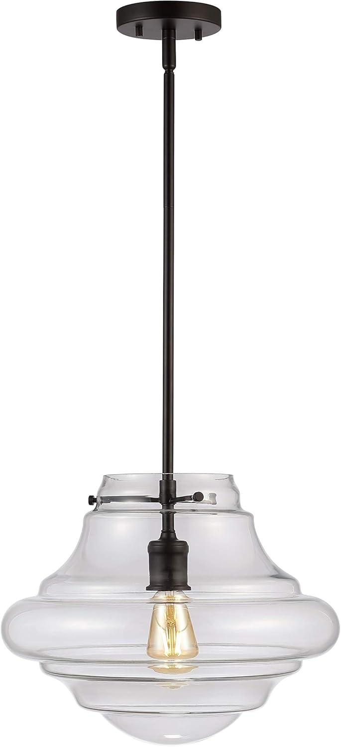 image:imageSafavieh Lighting Collection Oslen Oil Rubbed Bronze Adjustable Pendant LED Bulb Included