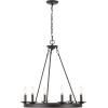 SAFAVIEH CHA4015B Joris Gold 6-Light Candle (LED Bulbs Included) Chandelier, 0(Oil Rub Bronze)