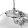 SAFAVIEH Couture Lighting Collection Skylina Chrome 5-Light Adjustable Chandelier (LED Bulbs Included)