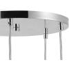 SAFAVIEH Couture Lighting Collection Skylina Chrome 5-Light Adjustable Chandelier (LED Bulbs Included)