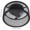 SAFAVIEH FLU4006A Collection Albina Mount Flush Light, Black