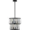 SAFAVIEH Lighting Collection – Crissa Art Deco Black & Clear Crystal Chandelier, 6-Light Tiered Design, Adjustable Height, LED Bulbs Included (CHA4025A)