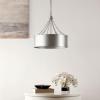 SAFAVIEH Lighting Collection Adison Farmhouse Industrial Antique Silver Chandelier