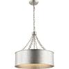 SAFAVIEH Lighting Collection Adison Farmhouse Industrial Antique Silver Chandelier