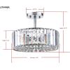 SAFAVIEH Lighting Collection Ariel Art Deco Modern Farmhouse Shabby Chic Chrome 14-inch Flush Mount Ceiling Light Fixture (LED Bulb Included)