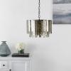 SAFAVIEH Lighting Collection Art Deco Gresher Oil Rubbed Bronze/Black Adjustable Hanging Adjustable Chandelier Light Fixture (LED Bulb Included)