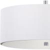 SAFAVIEH Lighting Collection Clara Gold 16-inch Diameter Semi Flush Mount Ceiling Light Fixture (LED Bulbs Included)(White / Chrome)
