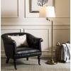 SAFAVIEH Lighting Collection Nadia Traditional Farmhouse Swivel Swing Arm Gold 64-inch Adjustable Height Living Room Bedroom Home Office Standing Floor Lamp (LED Bulb Included)