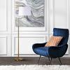 SAFAVIEH Lighting Collection Nadia Traditional Farmhouse Swivel Swing Arm Gold 64-inch Adjustable Height Living Room Bedroom Home Office Standing Floor Lamp (LED Bulb Included)