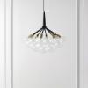 SAFAVIEH Lighting Collection Novellia Modern Black/Gold 8-Light Adjustable Chandelier Light Fixture, Ideal for Dining Room, Living Room & Kitchen (LED Bulbs Included)