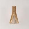 SAFAVIEH Lighting Collection Sonjay Natural Adjustable Pendant Hanging Light Fixture, Ideal for Dining Room, Kitchen Island, Entryway (LED Bulb Included)