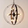 SAFAVIEH Lighting Collection Syosset Oil-Rubbed Bronze 12-Light Pendant Hanging Light Fixture, Ideal for Dining Room, Kitchen Island, Entryway (LED Bulb Included)