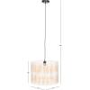 SAFAVIEH Lighting Collection Valley White Washed Adjustable Pendant Hanging Light Fixture, Ideal for Dining Room, Kitchen Island, Entryway (LED Bulb Included)(White Washed)