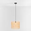 SAFAVIEH Lighting Collection Valley White Washed Adjustable Pendant Hanging Light Fixture, Ideal for Dining Room, Kitchen Island, Entryway (LED Bulb Included)(Natural)