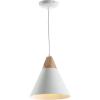 SAFAVIEH PND4030D Home Collection Cila Brown Pendant Light, White/Natural(White / Natural)