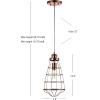 SAFAVIEH PND4037A Lighting Collection Henni Modern Industrial 88.8-inch Rose Gold Pendant, 16.8″ H