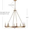 Safavieh CHA4016A Fauna Oil-Rubbed Bronze 8-Light Linear