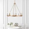 Safavieh CHA4016A Fauna Oil-Rubbed Bronze 8-Light Linear