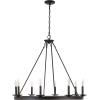 Safavieh CHA4016A Fauna Oil-Rubbed Bronze 8-Light Linear, Oil Rub Bronze(Oil Rub Bronze)