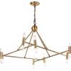 Safavieh Lighting Collection Hegarty Gold Chandelier