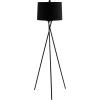 Safavieh Lighting Collection Parsen Black Tripod 62-inch Floor Lamp (LED Bulb Included)