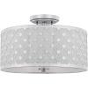 SAFAVIEH FLU4002C Collection Hutch 3 16″ Chrome Mount Flush Light, 0(Chrome)
