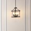 SAFAVIEH Lighting Collection Navassa Black 5-Light Adjustable Pendant Chandelier Hanging Light Fixture, Ideal for Dining Room, Kitchen Island, Entryway (LED Bulbs Included)