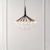 SAFAVIEH Lighting Collection Novellia Modern Black/Gold 8-Light Adjustable Chandelier Light Fixture, Ideal for Dining Room, Living Room & Kitchen (LED Bulbs Included)