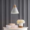 SAFAVIEH PND4030D Home Collection Cila Brown Pendant Light, White/Natural(White / Natural)