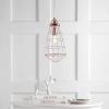 SAFAVIEH PND4037A Lighting Collection Henni Modern Industrial 88.8-inch Rose Gold Pendant, 16.8″ H