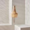 SAFAVIEH PND4082A Wynne Bohemian Adjustable Brown Beaded Tassel 2-Light (LED Bulbs Included) Pendant