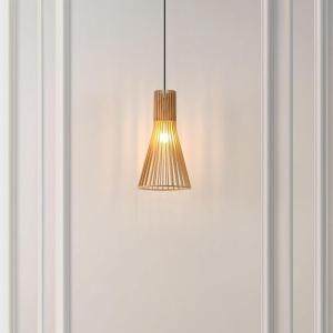 SAFAVIEH Lighting Collection Sonjay Natural Adjustable Pendant Hanging Light Fixture, Ideal for Dining Room, Kitchen Island, Entryway (LED Bulb Included)